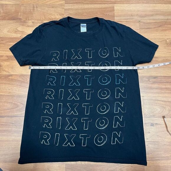Gildan Mens Soft Style Ringspun Rixton Graphic Tour T-Shirt Black Medium - Picture 4 of 8